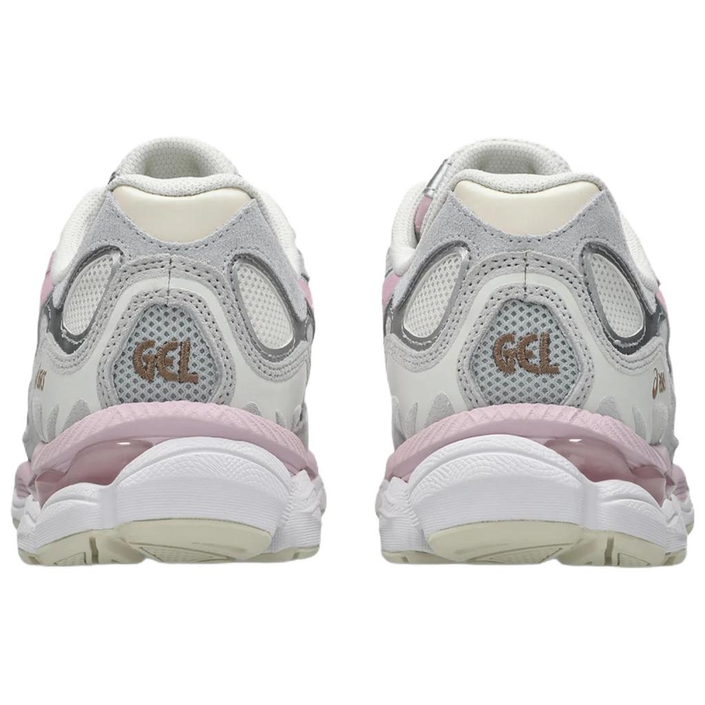 Asics GEL NYC Breathable Low Top Running Shoes Men's Gray Pink 1203A383-028