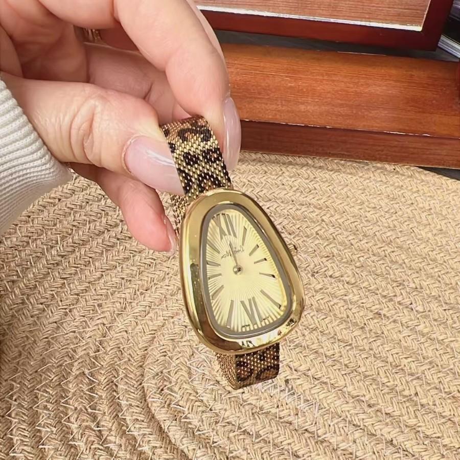 Snake Watch Women'S Watch Luxury Watch Leopard Print Strap Women'S Watch Gift
