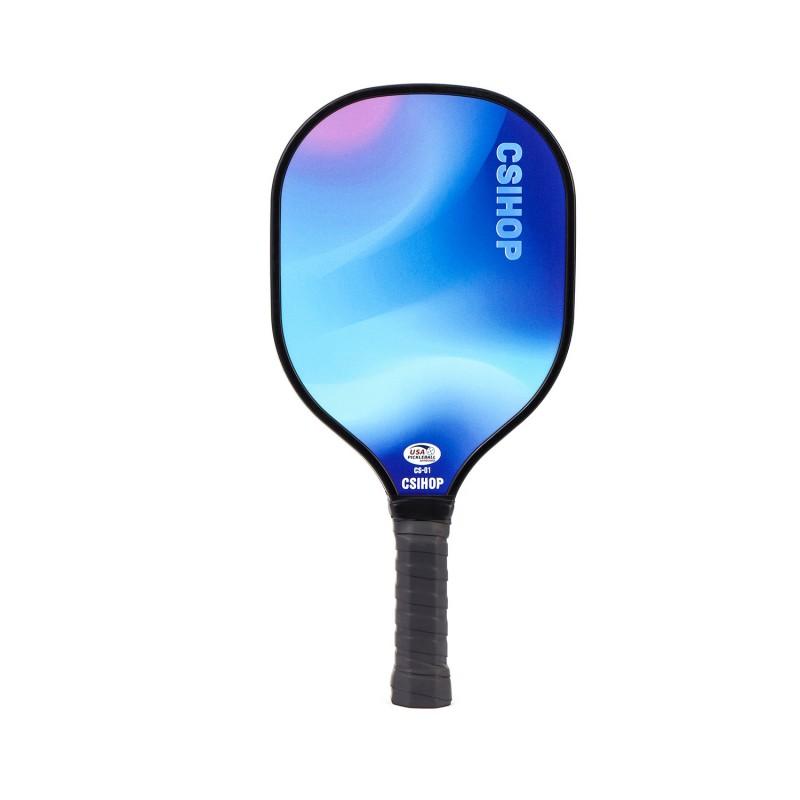 Wooden Pickleball Paddle Integrated PP Edge Outdoor Sports Racket