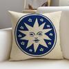 Warm SSun FaceS Cushion Cover Pcs Soft Decorative Square Cushion Covers X X Pillowcases for Sofa Couch Home Bedroom