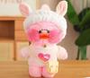 Hyaluronic Acid Duck Plush Toy with Changeable Clothes - Internet Celebrity Little Yellow Duck Doll