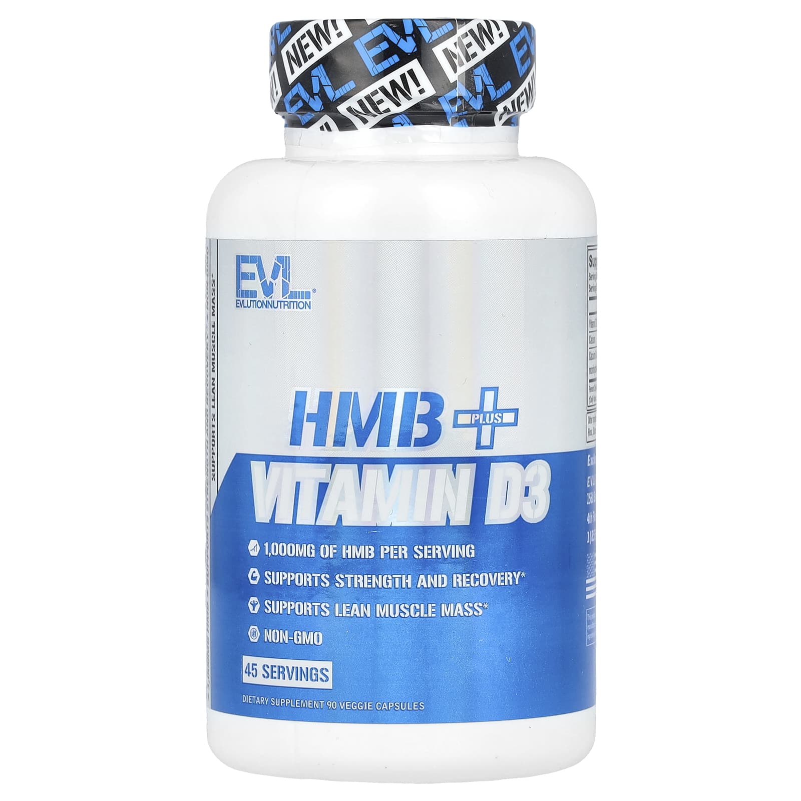 

Hmb + Vitamin D3, 90 Veggie Capsules