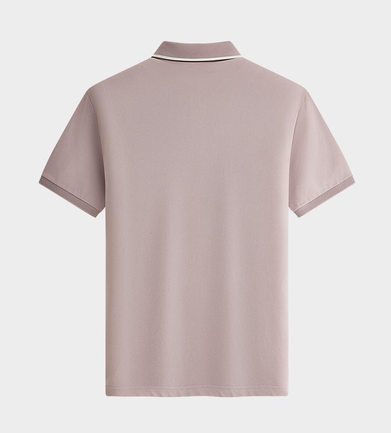 Seven Wolves Men's Mulberry Silk Short Sleeve Polo