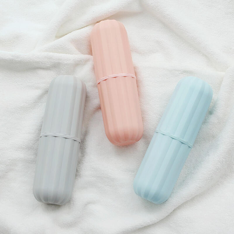 Office Toothbrush Toothpaste Storage Travel Capsule Pastel Hygiene Toothbrush Cup