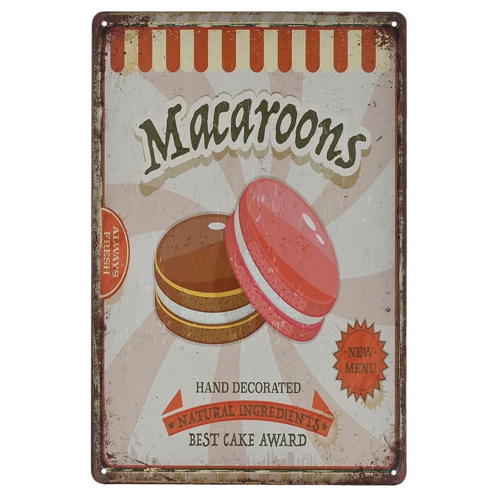 Candies Cookies Metal Tin Signs Wall Decoration Plaque Vintage Art Poster Iron Painting for Man Cave Home Cafe Garden Club Bar