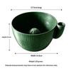 Swirling Berry Washing Bowl Fruit Vegetable Washer With Drain 360° Vortex Cleaning Kitchen Colander Tool