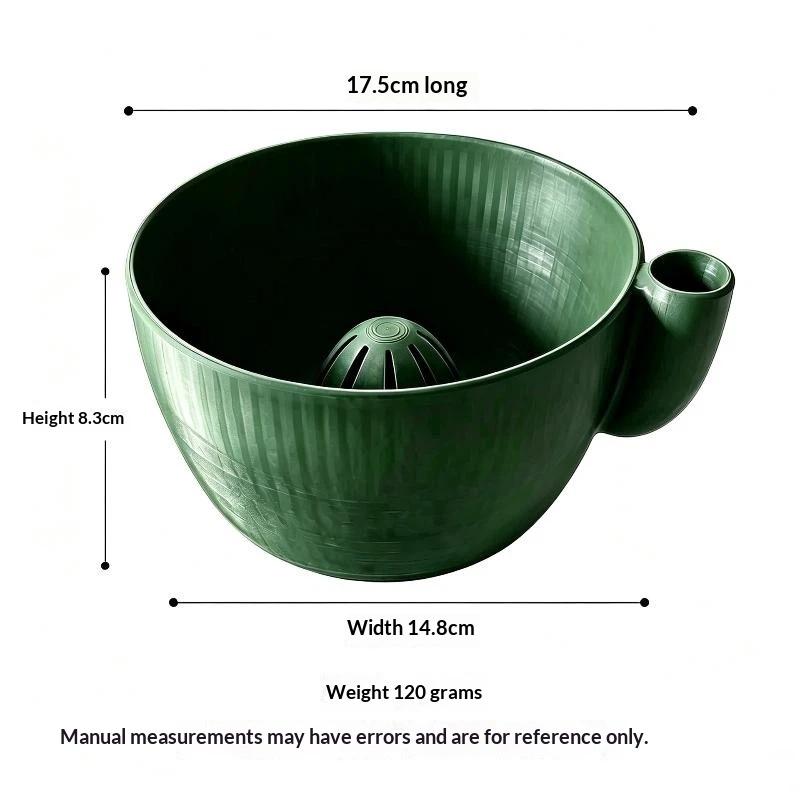 Swirling Berry Washing Bowl Fruit Vegetable Washer With Drain 360° Vortex Cleaning Kitchen Colander Tool