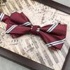 Soft Red Serise Bow Tie Bowknot Bridegroom Groomsman Cravat Creative Men Necktie  Chinese Wedding