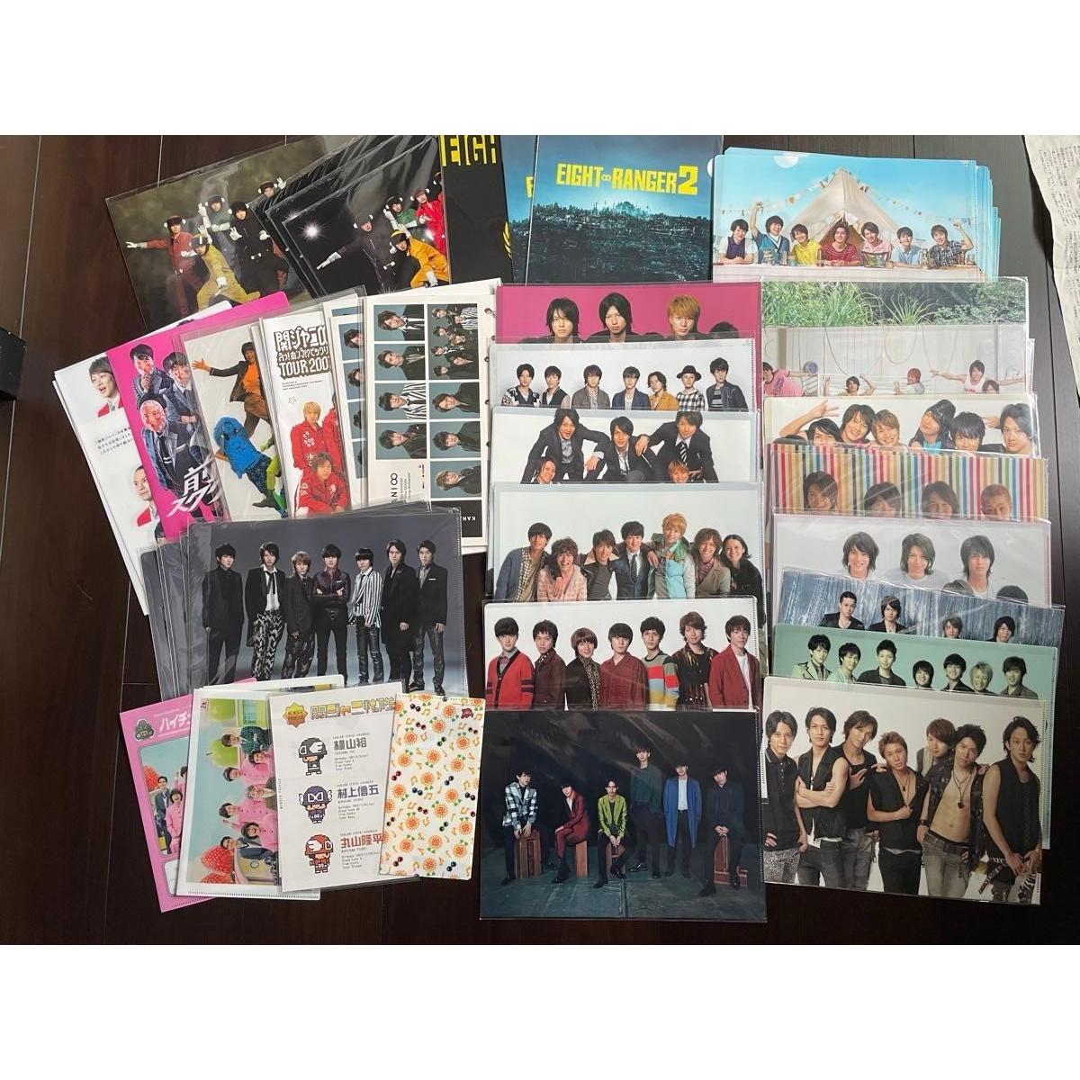 Used Kanjani clear file set images 1-7 all