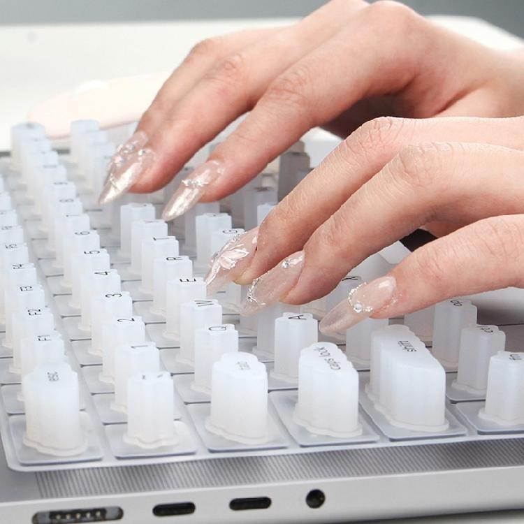 Krasbestendig Waterdicht Manicure Toetsenborden Beschermers voor 14 Siliconen Hoes Eenvoudig Schoon te Maken