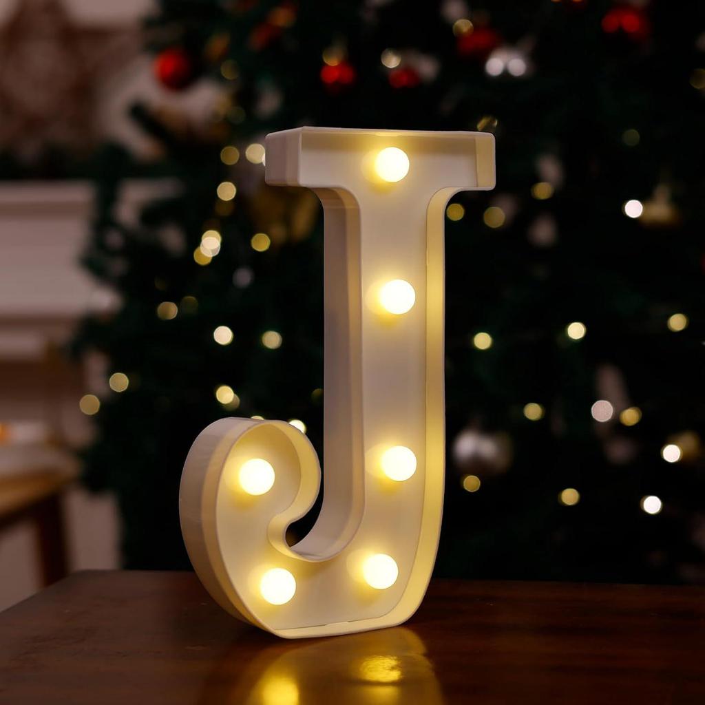 LED Letter & Number Lights: Multicolor Decorations for Birthdays, Proposals, Weddings, and Parties