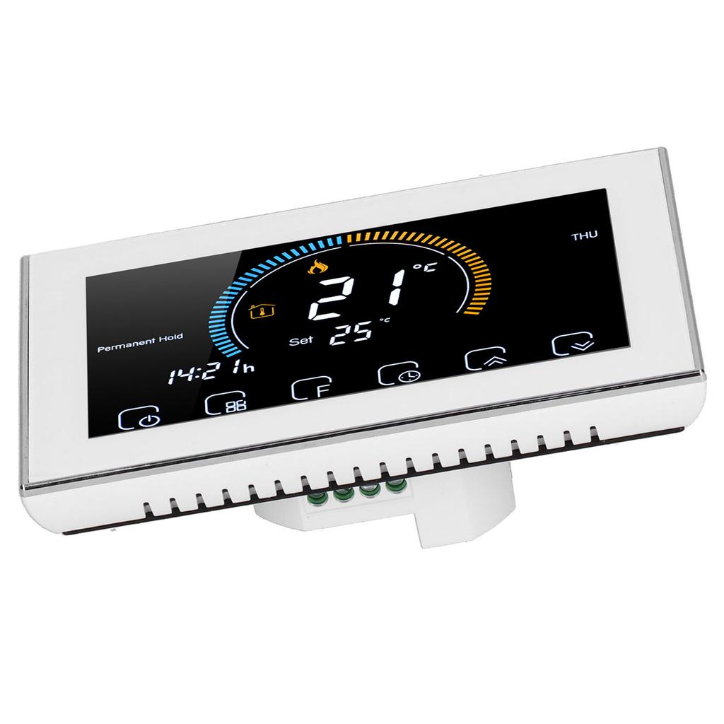 Intelligent Thermostat with LCD Temperature Controller for Home Water Heating AC95240V(BHT8000GABlack )