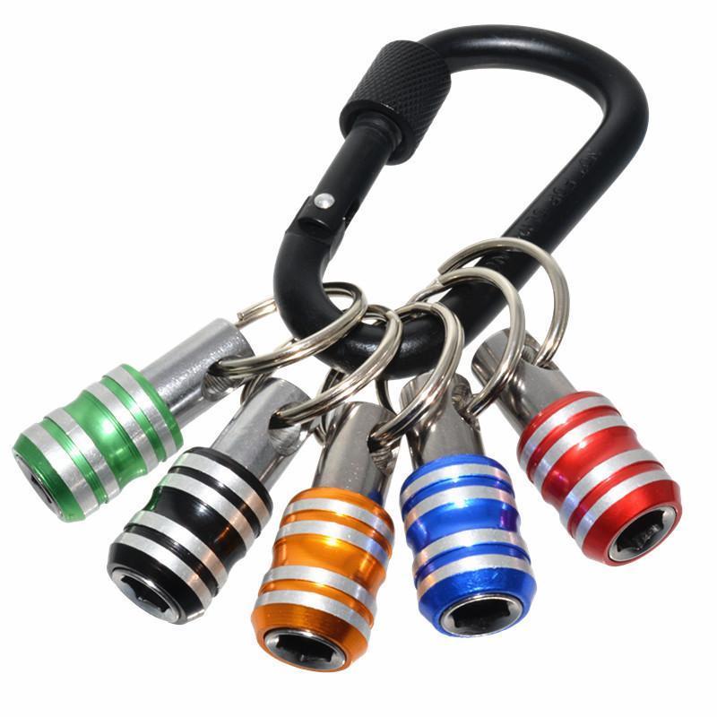 1/4 Hex Shank Screwdriver Bit Holder Set 5-12Pcs Aluminum Push To Unlock for Handyman Construction Site Use