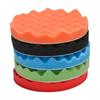 5Pcs 5"6" 7" 150/180mm Buffing Polishing Sponge Pads Kit Car Polisher Soft Wave Foam Waffle Pad Car Wash Cleaning Detailing Tool