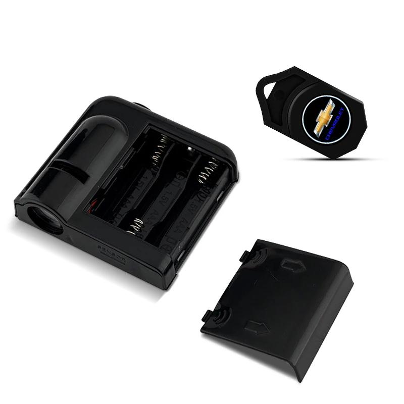 Car Door Welcome Light Car Logo Projector LED Car Badge Fit For Chevrolet Silverado Impala Malibu Equinox Cruze Camaro Blazer