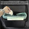 Car Trash Can For Back Seat Large Capacity Foldable Waterproof Bag Auto Back Seat Storage Bag For Family Friends Files Toys