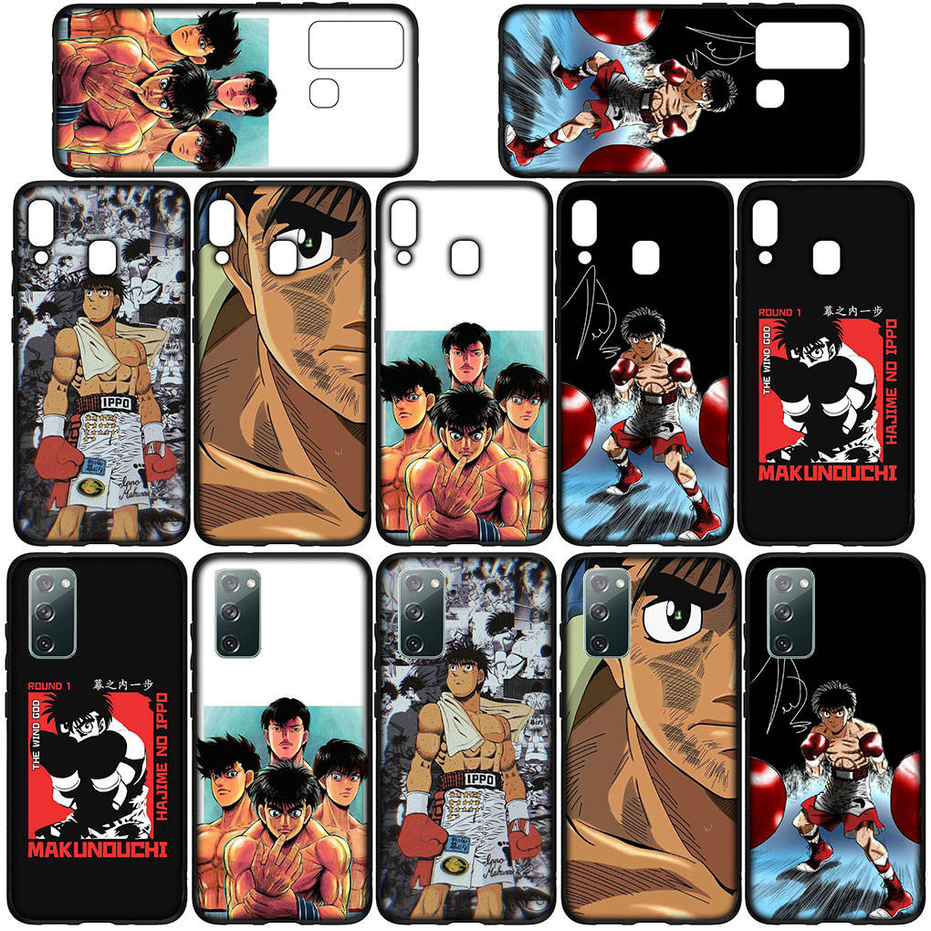 Phone Case for Samsung Galaxy S25 S24 S23 iPhone 16 15 Xiaomi Redmi Note 14 13 12 16E X 11 Pro Max OPPO Moto Huawei A05 A16 Anime Hajime No Ippo Cover