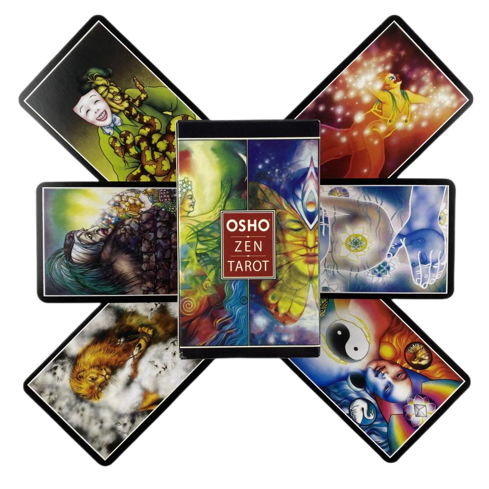 Osho Zen Tarot Cards 79 Deck Oracle English Visions Divination Edition Borad Playing Games