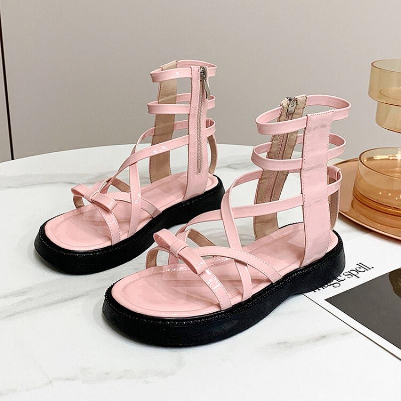

Summer children s sandals women s new student princess sandals buckle soft sole solid color older children s shoes comfortable girls sandals 39 (inner length 24.5cm) розовый