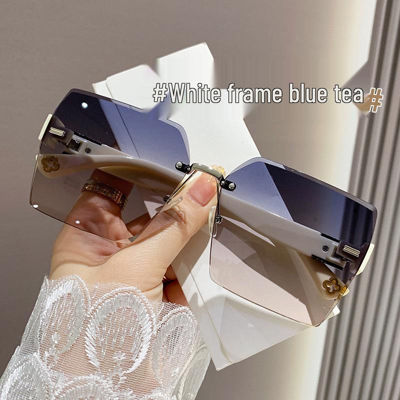 2024 Women's Designer UV Protection Sunglasses: High-End, Large Face Slimming, Summer Fashion