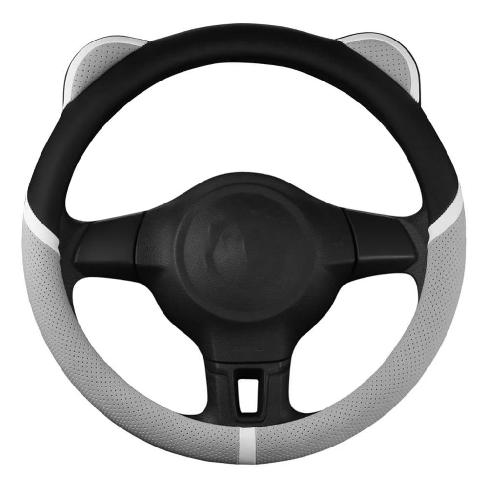 Breathable Car  Steering Cover Anti Slip Steering Wheel Sleeve Cute Handle Cover  Women Use