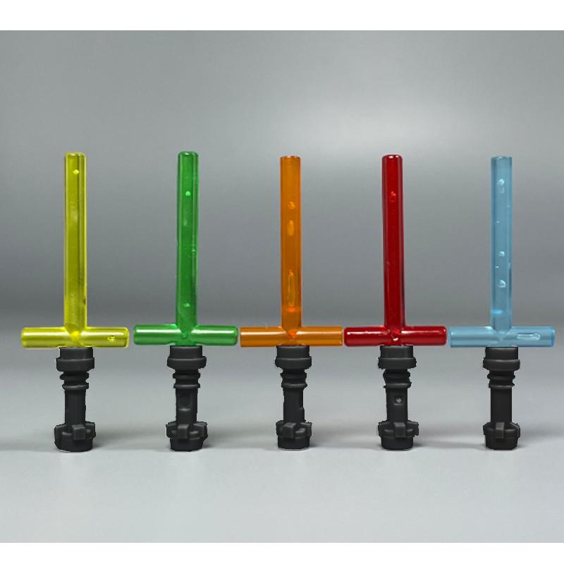 Medieval Knight MOC Building Block Helmet Mask Soldier Weapon Short Trident Shoulder Armour Vest Gun Hoe Axe Sword Toy Gift K049