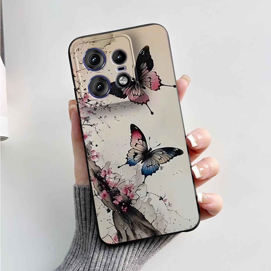 For Motorola Edge 50 Pro Ultra Fusion Case Stylish Pattern Soft Silicone Back Cover for Moto Edge 50 Pro Ultra Fusion Capa Funda