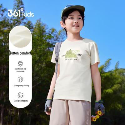 361° Kids' 2026 Summer Loose Breathable Short-Sleeve T-Shirt
