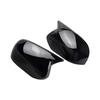 For Subaru Outback 2010 2011 2012 2013 Car Rearview Side Mirror Cover Wing Cap Exterior Door Housing Shell Trim ABS Carbon/Black