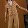 GUCCI Gg Wool Jacquard V Neck Cardigan 694758-XKCC5-2296