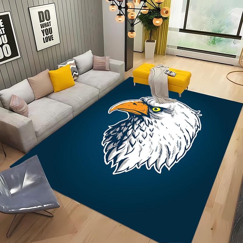 The American Eagle 3D HD Cartoon Area Rug Rugs Living Room Tapete for Bedroom Sofa Kitchen Doormat Decor,Kids Non-slip Floor Mat