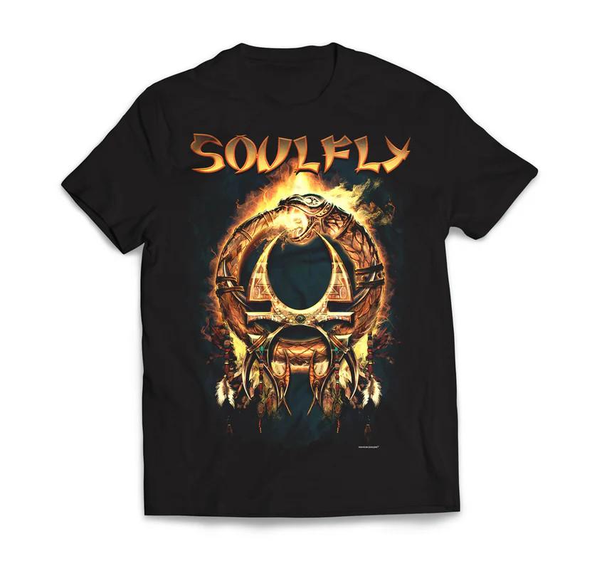 НОВЫЙ Концертный Футболка Группы Soulfly Тур S-5XL Тяжелый Хлопок Черный C299 Унисекс Футболка S