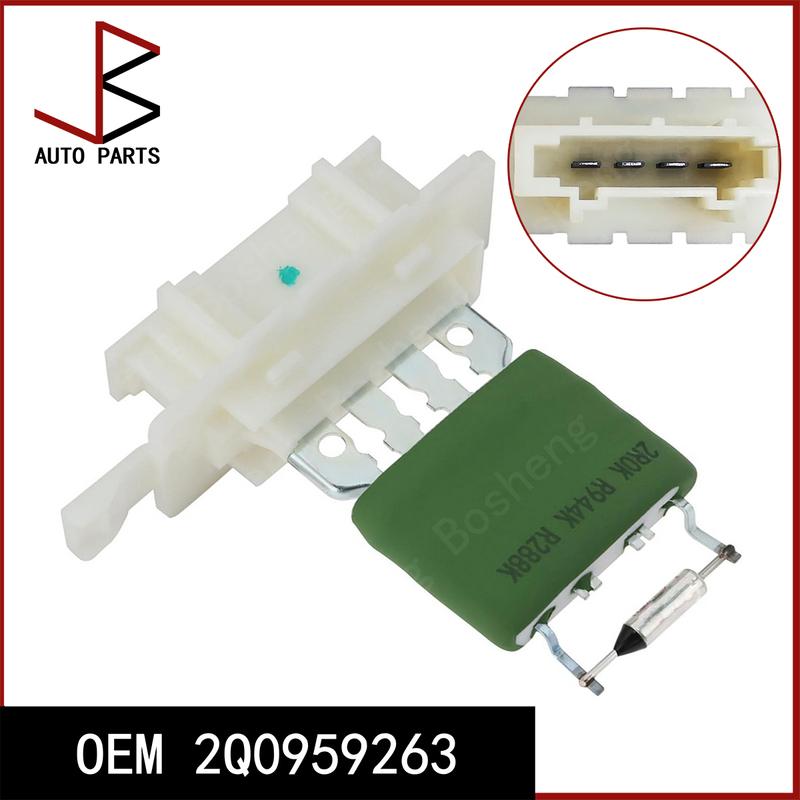 Новый OEM 2Q0959263 0917704 40076340BN Резистор отопителя салона для SEAT ARONA 2017- для SKODA KAMIQ 2019- для VW T-CROSS 2018-