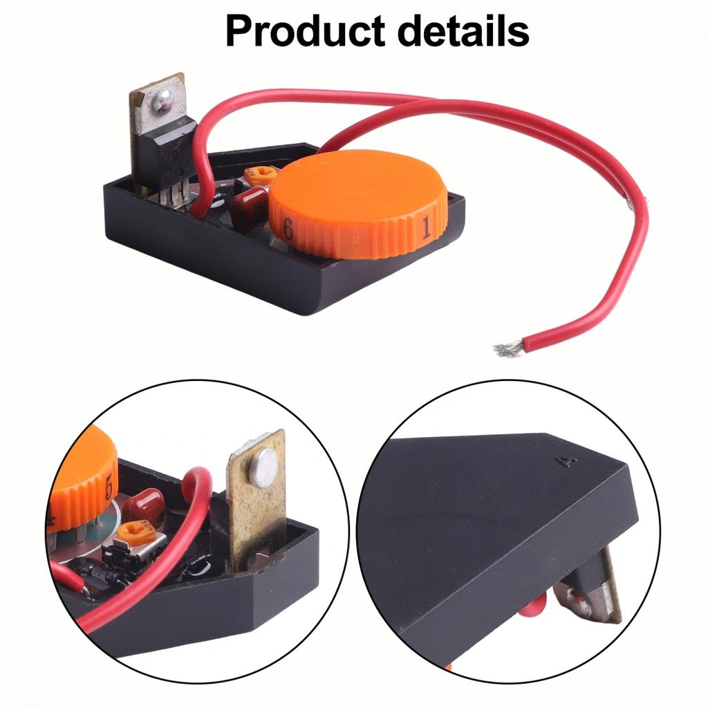 Regulator de Viteză Polizor Unghiular Comutator cu 6 Viteze de Schimb pentru Polizare Eficientă