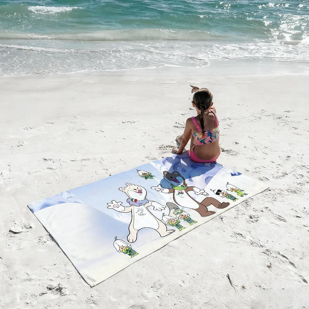 Mascot T-Tina And M-Milo Towel Quick Drying Beach Towels Are Suitable For Swimming Pools Camping Yoga And The Gym