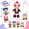 Soft Plush Doll Stuffed Toy with Detailed Clothing and Accessories for Collectors and Gift Giving Suitable for Various Ages