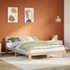 VidaXL Bed Frames Without Mattress 140x200 Cm Solid Pine Wood, Bedroom Furniture, Slatted Base, Wooden Bed, Bed, Bed 855549