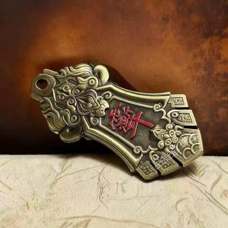 Rain Gradual Auspicious Beast Pendant: Home, Car, or Keychain Hanging Ornament