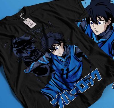 Meguru Bachira T-shirt Blue Lock Kunigami,Rin Itoshi,Nagi Anime Manga Gift 176