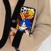 S-SonicS Anime For IPhone 17 16 15 14 13 12 11 Pro Max Plus Shockproof PC+TPU Phone Back Cover