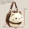 Fashion Furry Kitten Handbag High Appearance Level Adorable Cat Clutch Bag Soft Crossbody Bag Girl's Gift