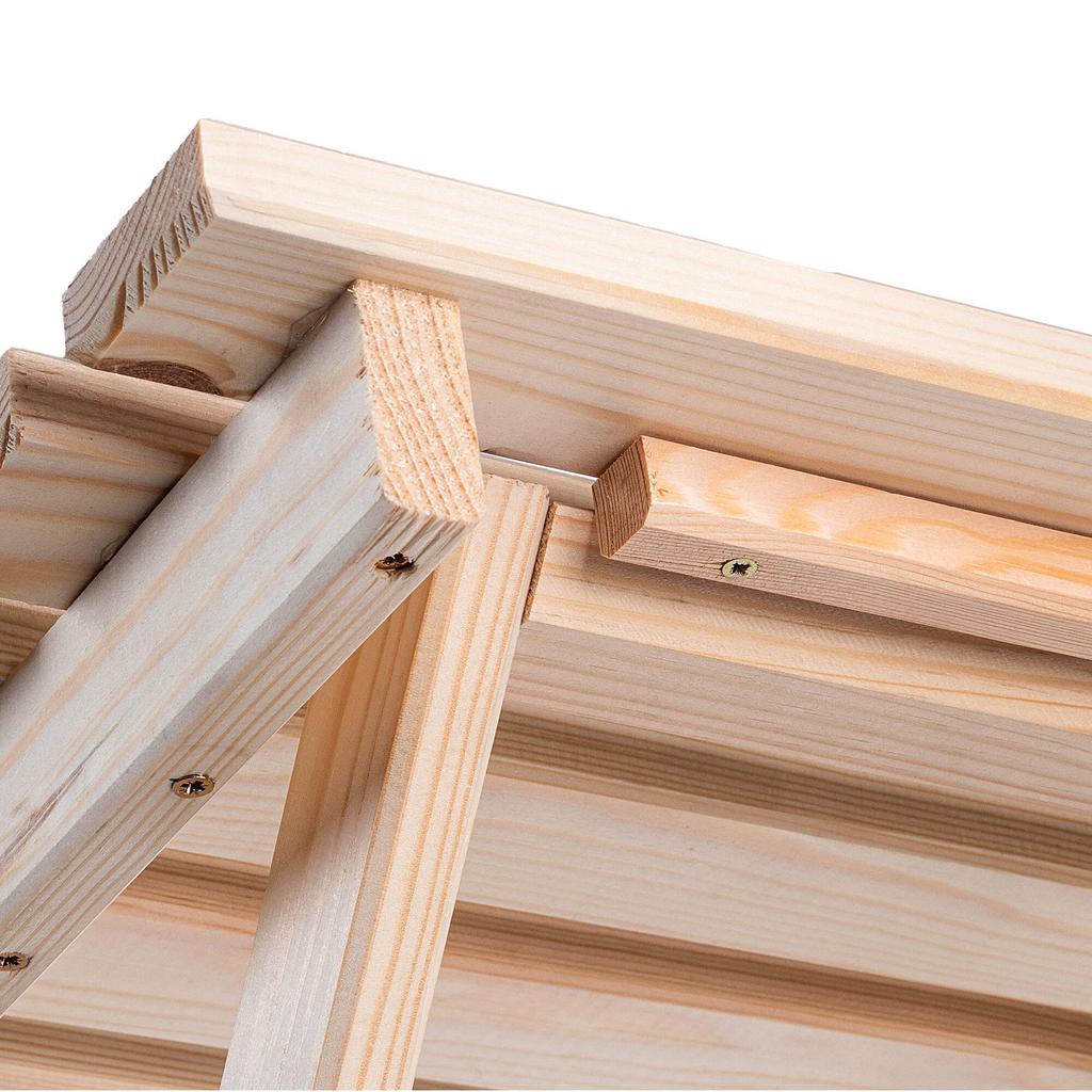 KADAX Coffee Table for Sunbeds Natural 39x37cm