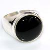 Fine Finish Black Onyx Man'S 925 Silver Plated Ring US 8 Gift Fashion Sale n8T41