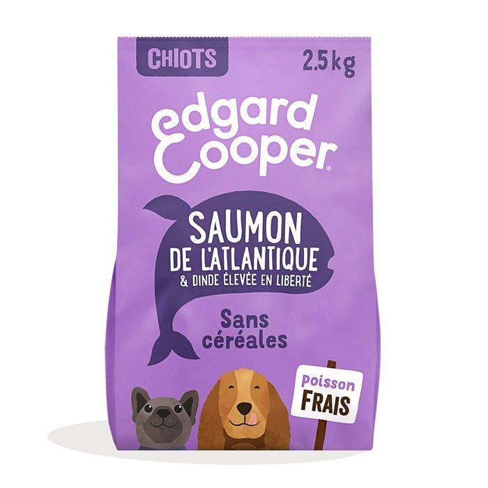 Croquettes Pour Chiots - Edgard Cooper - DogDryPuppySalmon - Sans Céréales - 2.5kg - Protéines Fraîches