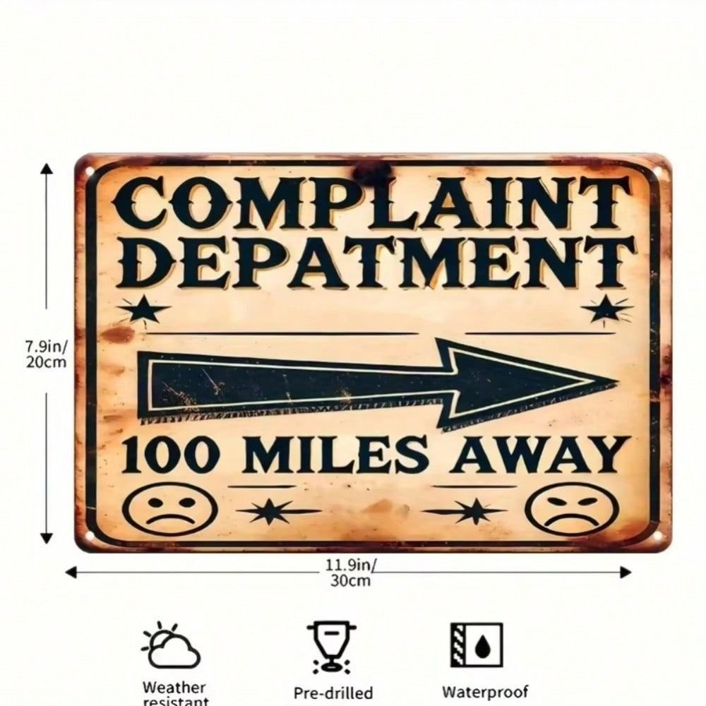 20x30cm Metal Tin Sign Retro Wall Art Home Decor