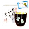 Day Arita a Day Gift of Good Six with Message Wooden Box Father's Gift Ware, Father's Appreciation, Health, Gourds, Green, Card, (Teacup)