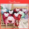 Mouse And Rabbit Shoulder Bag Adjustable Shoulder Strap Childrens Design Zipper