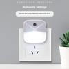 LED Night Light With Motion Sensor Light EU Plug Socket Lamps Children Night Lights Wireless Wall Bedside Bedroom Night Lamp