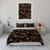 Skateboard Graffiti Print Bedding Duvet Cover Set  (1*Duvet Cover 2*Pillowcases, without duvet insert)