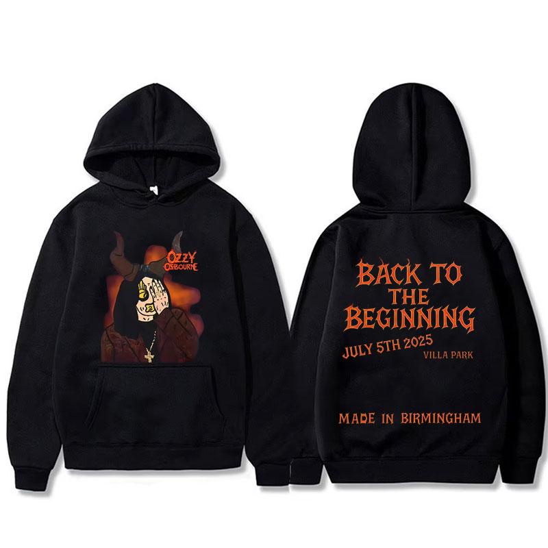 

Rock Band Black Sabbath Ozzy Osbourne Back To The Beginning Hoodie Men s Women s Vintage Heavy Metal Oversized Hooded Sweatshirt 3XL